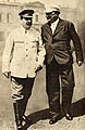Georgi Dimitrov s Josifom Stalinom na fotografii z roku 1936