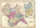 Mapa del reino en 1856.