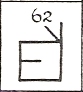 The "boxy" mint mark characteristic of Zoilus III and later Indo-Greek kings.