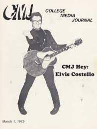 The first issue of CMJ with Elvis Costello on the cover.