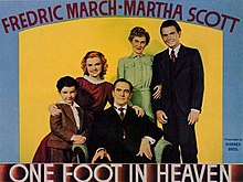 Original movie poster for the film One Foot in Heaven.jpg