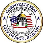 Official seal of Zion, Illinois
