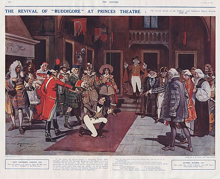H. M. Brock - Gilbert and Sullivan - D'Oyly Carte Opera Company Ruddigore revival 1921 - Original.jpg
