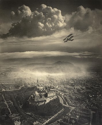 29. Alfred Buckham's "Aerial View of Edinburgh"