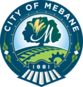 Official seal of Mebane, North Carolina