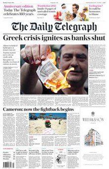 The Daily Telegraph (British newspaper) front page.jpg