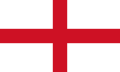 The flag of the Kingdom of England.