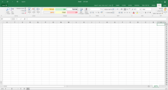 צילום מסך של Excel 2016 במערכת ההפעלה Windows 10