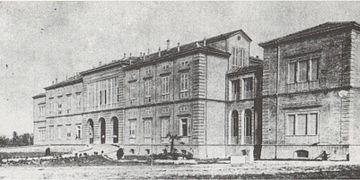L'ospedale «Umberto I», inaugurato nell'ottobre del 1900