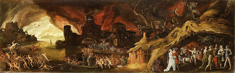 Якоб ван Сванненбург. Сім смертних гріхів і Страшний суд, до 1638 р.